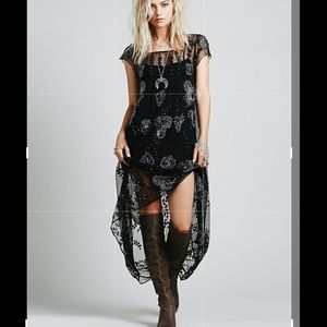 FREE PEOPLE Journey Embellished Slip Dress XS